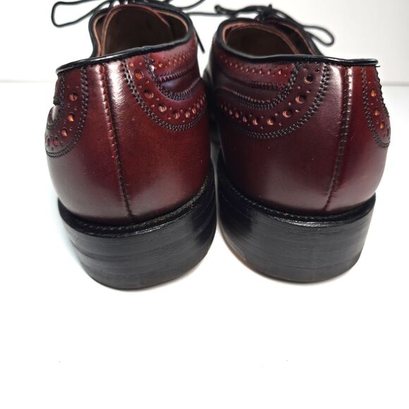 Allen Edmonds Cambridge 8685 Shell Cordovan Wingtip Oxford Burgundy 8.5 D USA main image 14